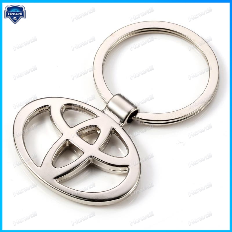 Móc Khóa Bằng Thép Không Gỉ Hình Logo Xe Hơi Đơn Giản Sang Trọng