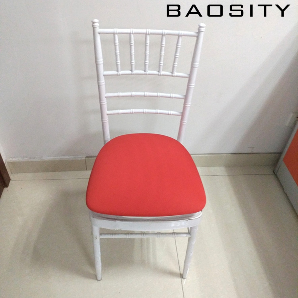 [BAOSITY]Removable Stretch Dining Chair Slipcovers Kitchen Wedding Seat Cover White