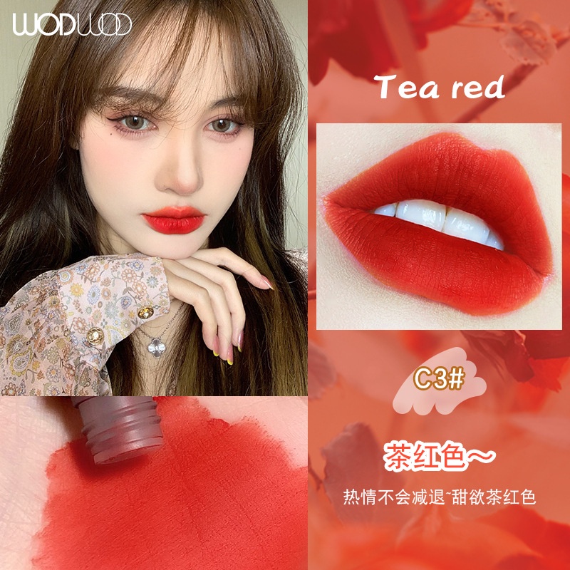 [Hàng mới về] Son lì Wodwod chất son mềm mịn như nhung màu trắng đào | BigBuy360 - bigbuy360.vn