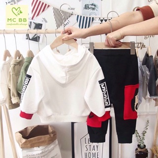 Bộ bé trai chất thun cotton