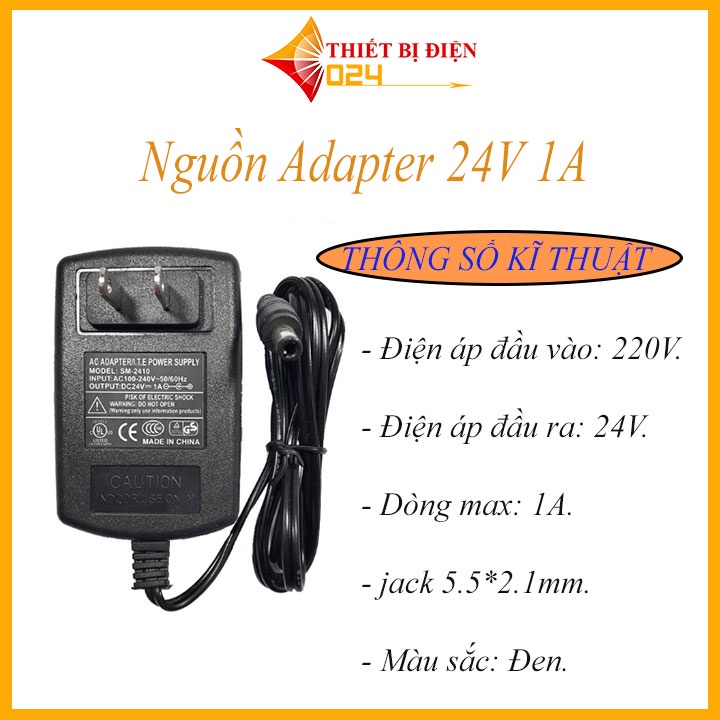 Nguồn Adapter 24V 1A
