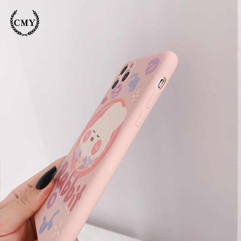 Ốp điện thoại hình thỏ đáng yêu cho iPhone 11/11Pro 11Promax X XR XS XS MAX 7 8Plus SE 12Promax 12Mini | BigBuy360 - bigbuy360.vn