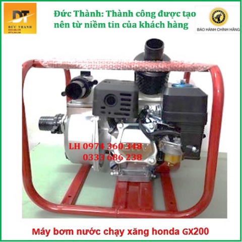 Siêu hot Máy Bơm khung HONDA GX200. Máy khỏe siêu bền.