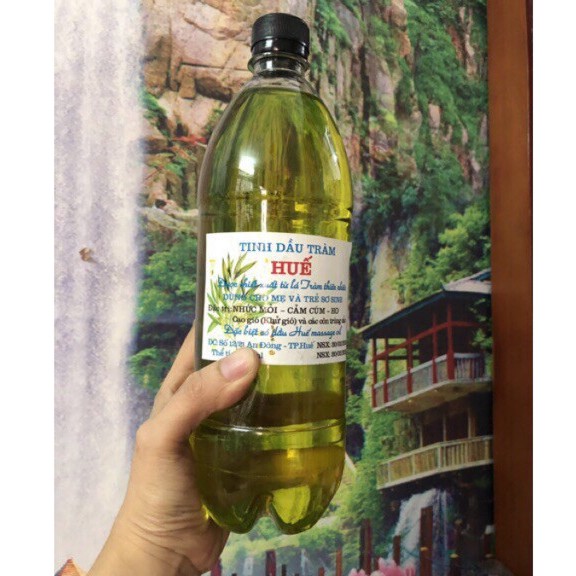 1 LÍT - Tinh dầu tràm Huế nguyên chất 100% ( HO- CẢM LẠNH- KHỬ TRÙNG- ĐUỔI MUỖI, CÔN TRÙNG....)