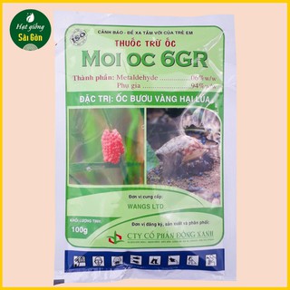Chế phẩm trừ sên nhớt, ốc bươu vàng Moi Oc 6 GR gói 100g