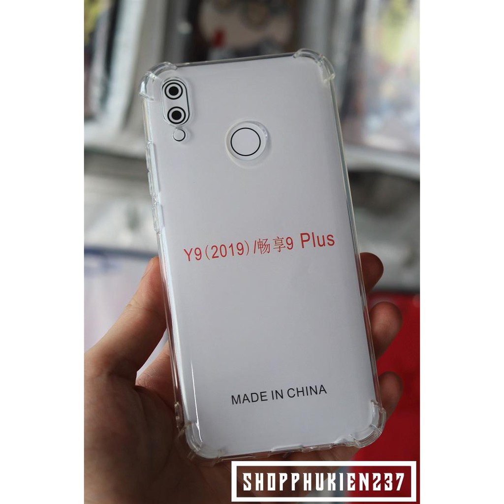 Ốp Lưng Dẻo PU 6D Huawei Y9 2019 Ốp Silicon Trong Suốt Chống Sốc 4 Góc