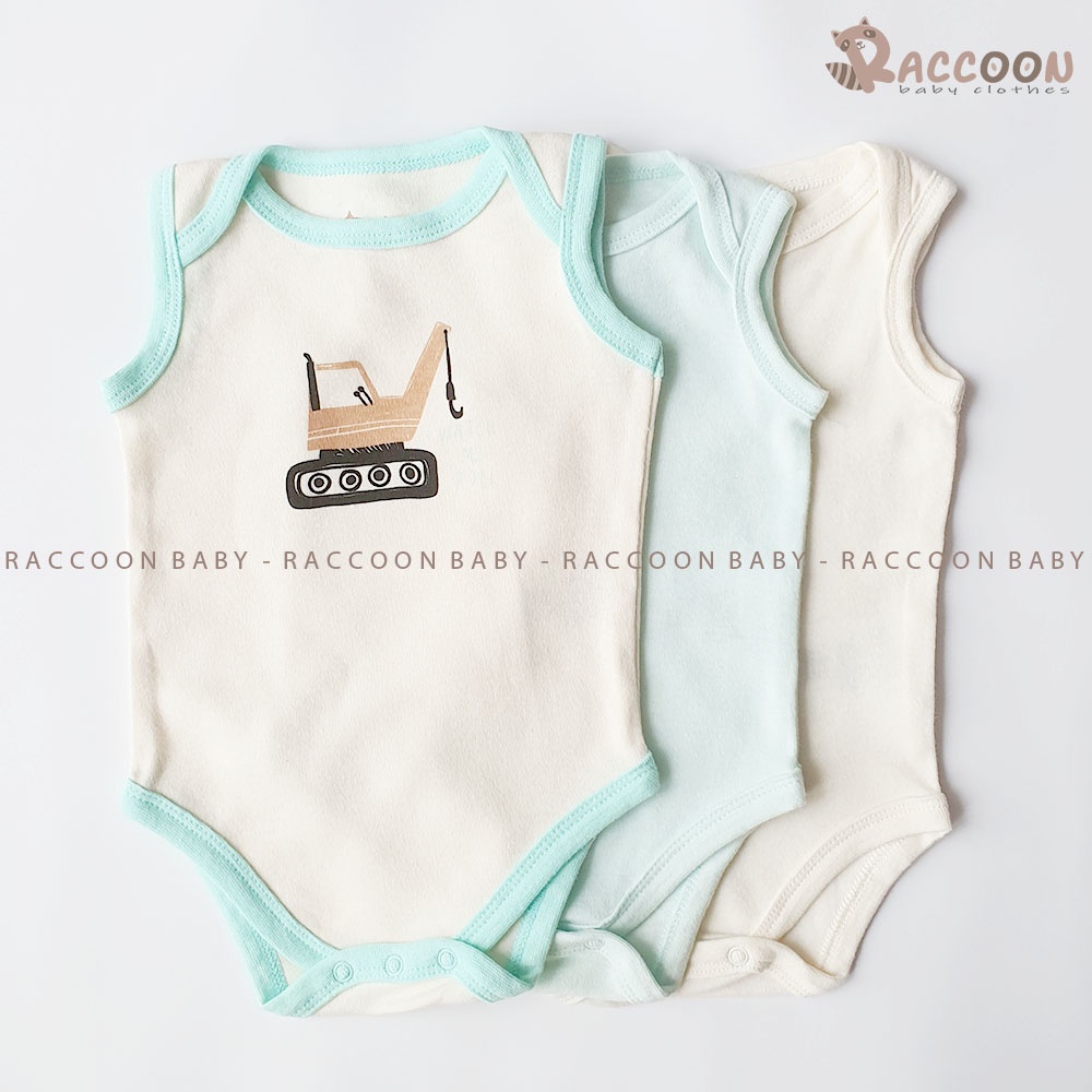 Áo ba lỗ body chip bé trai bé gái Young Original (12-24m)