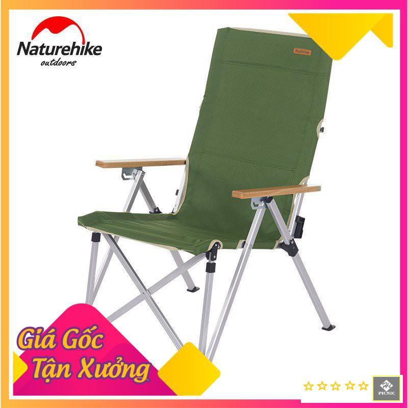 GHẾ XẾP THƯ GIÃN TÙY CHỈNH 3 GÓC NGHIÊNG BAN CÔNG DU LỊCH DÃ NGOẠI CÂU CÁ CẮM TRẠI LEO NÚI NATUREHIKE NH17T003-Y