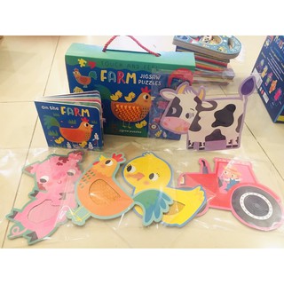 Hộp quà sách tương tác chủ đề Biển - Nông trại - Monster