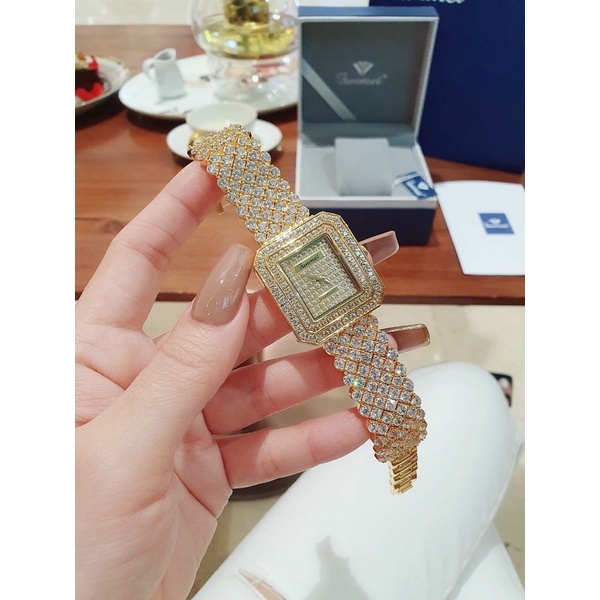 Đồng hồ nữ FUNMEI 28.28mm chính hãng máy Nhật Miyota đính đá swarovski chắc chắn full box thẻ bảo hành 12 tháng