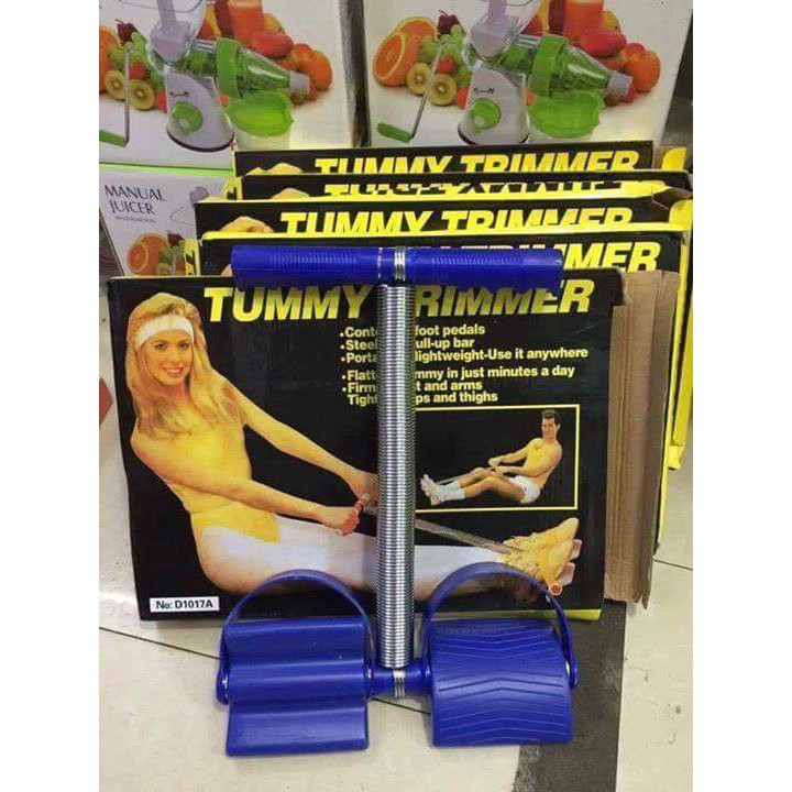 Dây kéo lò xo Tummy Trimmer tập cơ bụng - dây đàn hồi tập gym INOX cao cấp tập thể dục tại nhà