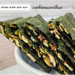 Snack rong biển kẹp hạt - Giòn tan - món quà dinh dưỡng