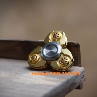 CON QUAY SPINNER 3 CÁNH VÀNG KIM LOẠI CAO CẤP