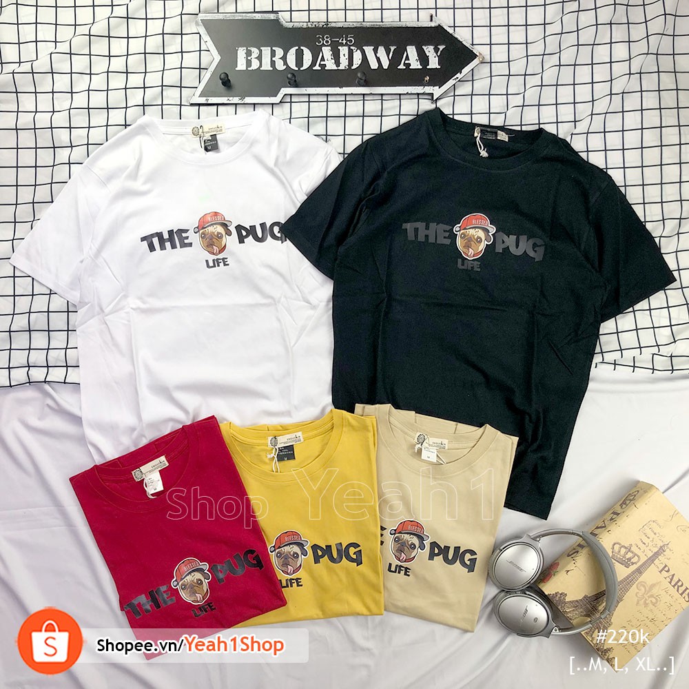 [Yeah1Shop]- Áo chó The Pug (M, L, XL)