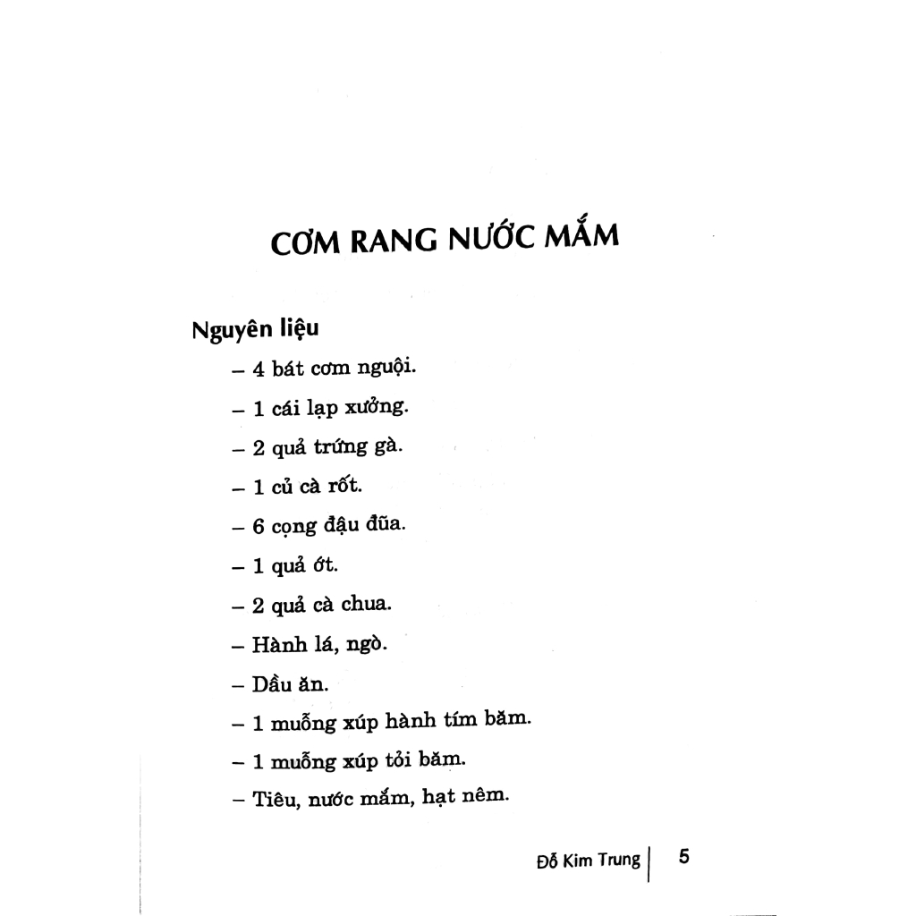 Sách - Các Món Cơm Ngon Bún Ngon