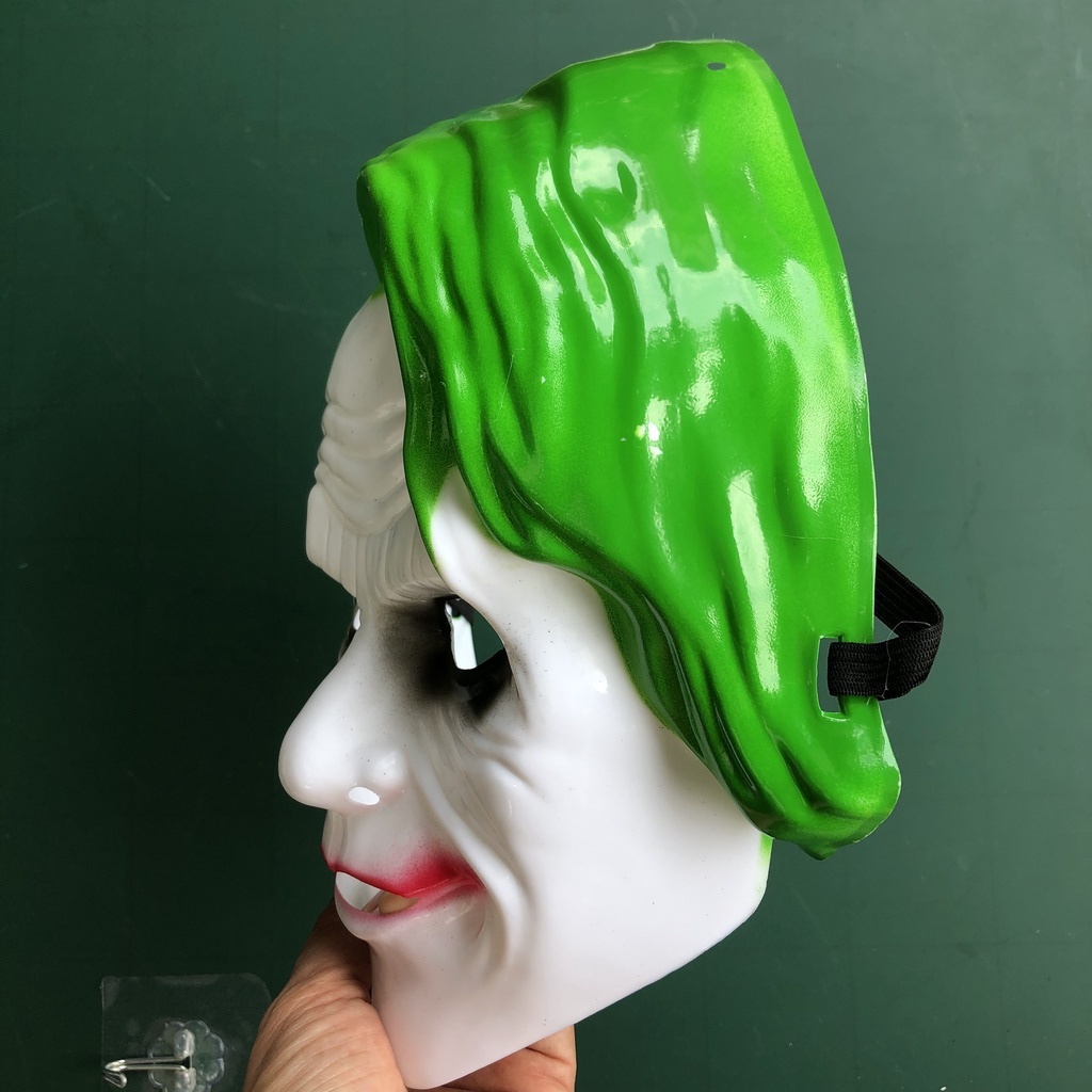 Mặt Nạ Joker nhựa Joaquin Phoenix Mặt nạ chú hề hóa trang Halloween