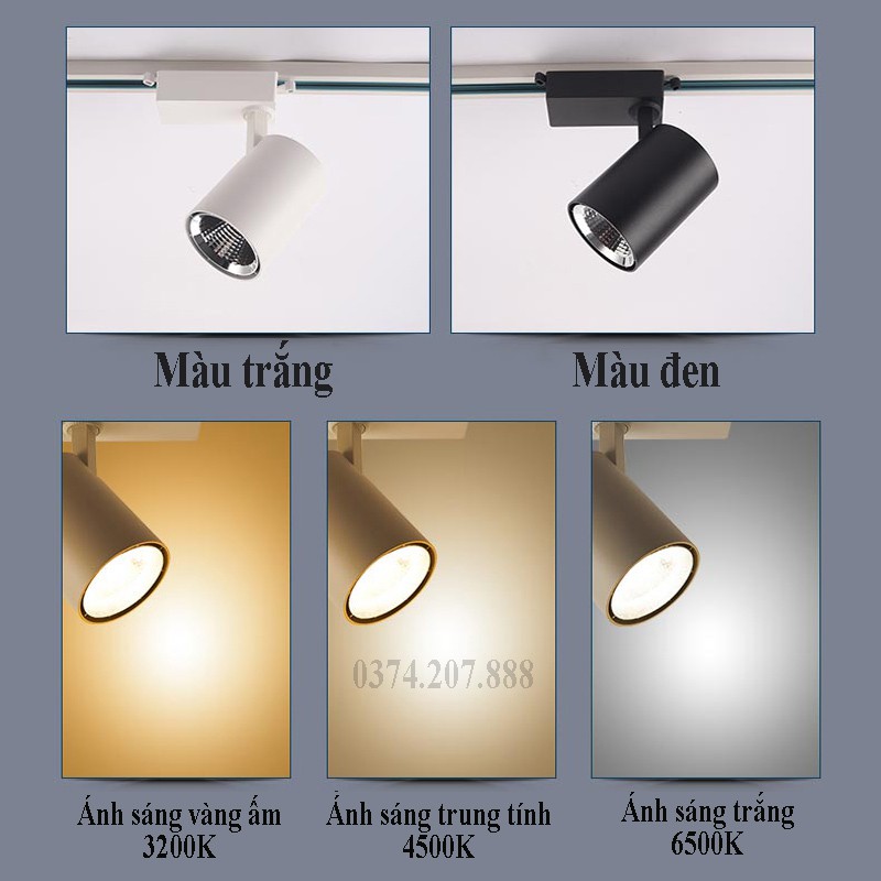 Đèn Rọi Ray COB 20W 30W Siêu Sáng LUX Đèn Rọi Đèn Led Chiếu Sáng TC [Den Roi]