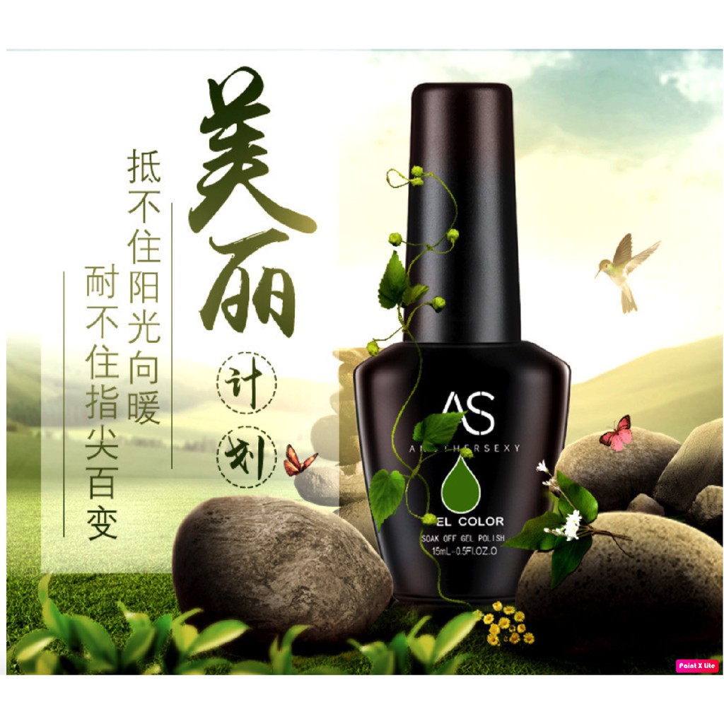 Sơn Gel AS Màu Xanh Mã GX 15ml Chính Hãng