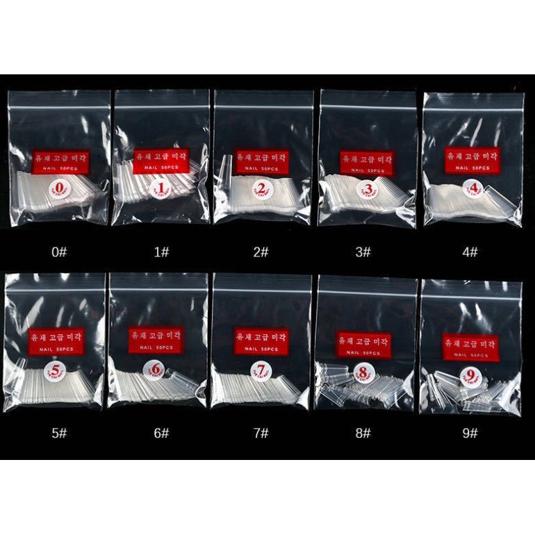 Móng tip form thang