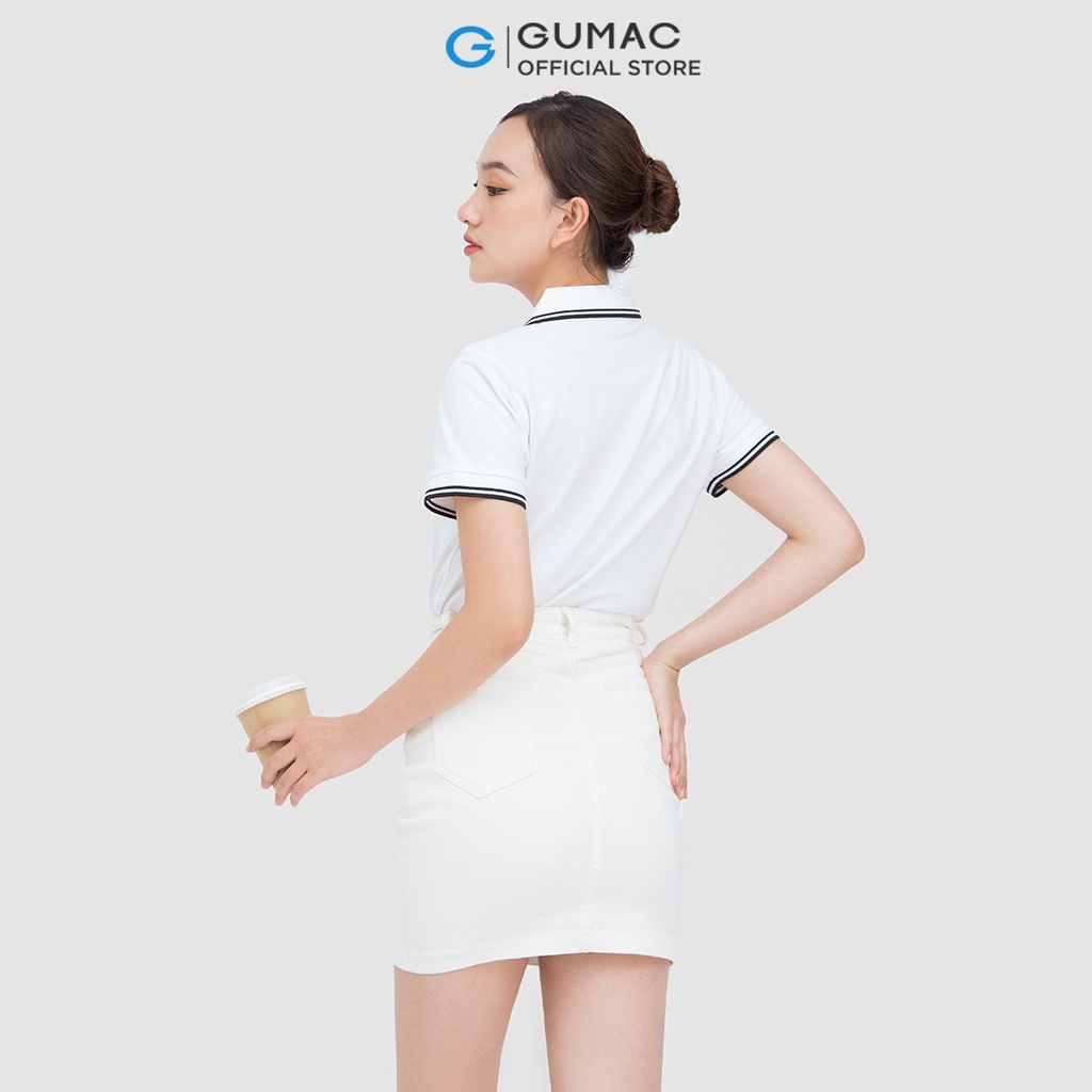 Áo polo bo sọc  Thời trang GUMAC ATC05018