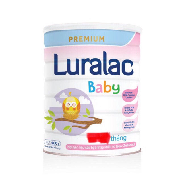 [Sữa Chính Hãng Starfood] Sữa bột Luralac Baby/BA/Grow 900g 400g