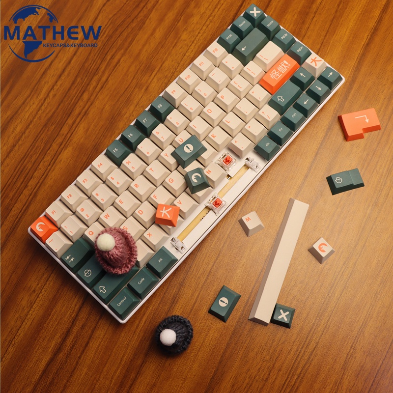 GMK Kaiju Keycap Cherry Profile Bàn Phím Rời 135 Phím 5 Mặt Hỗ Trợ 61 / 63 / 68 / 71 / 84 / 87 / 100 / 104 / 108