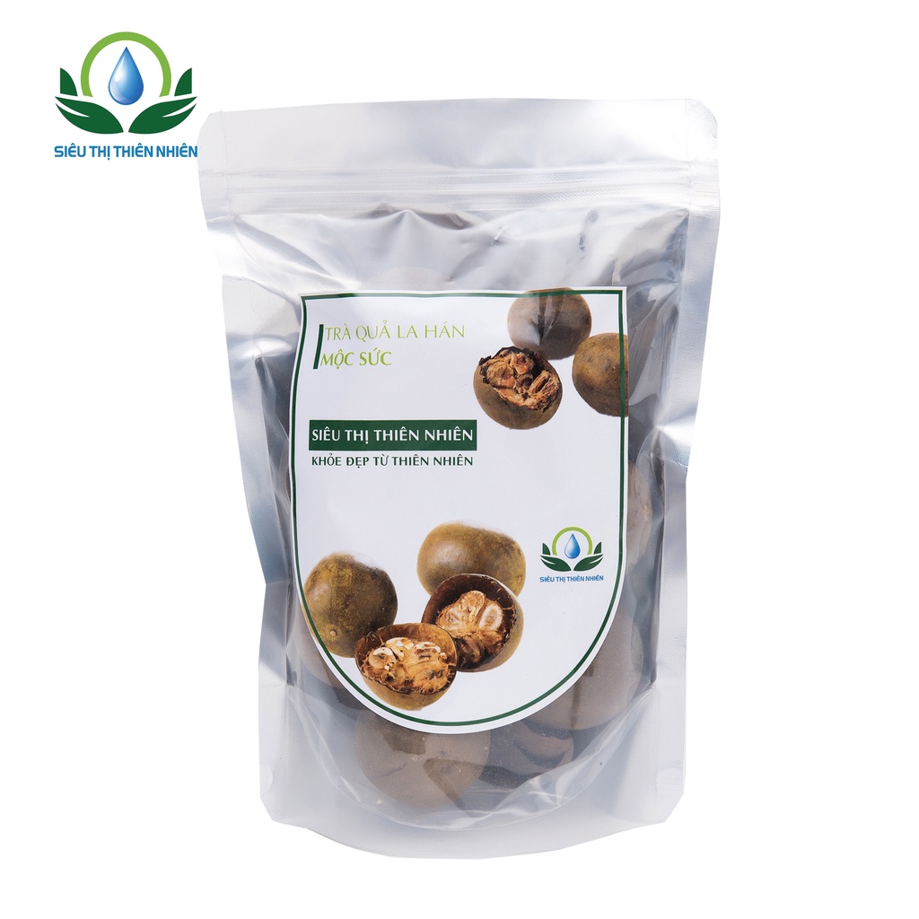 Trà quả la hán sấy khô Mộc Sắc 200g, trà chống viêm và giải nhiệt của siêu thị thiên nhiên