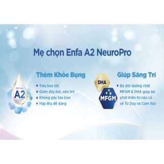 Sữa Enfamil A2 NeuroPro số 1 (0-6 tháng) dành cho trẻ sơ sinh