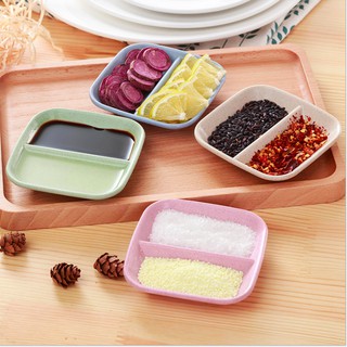 HCM - Chén chấm lúa mạch 2 ngăn