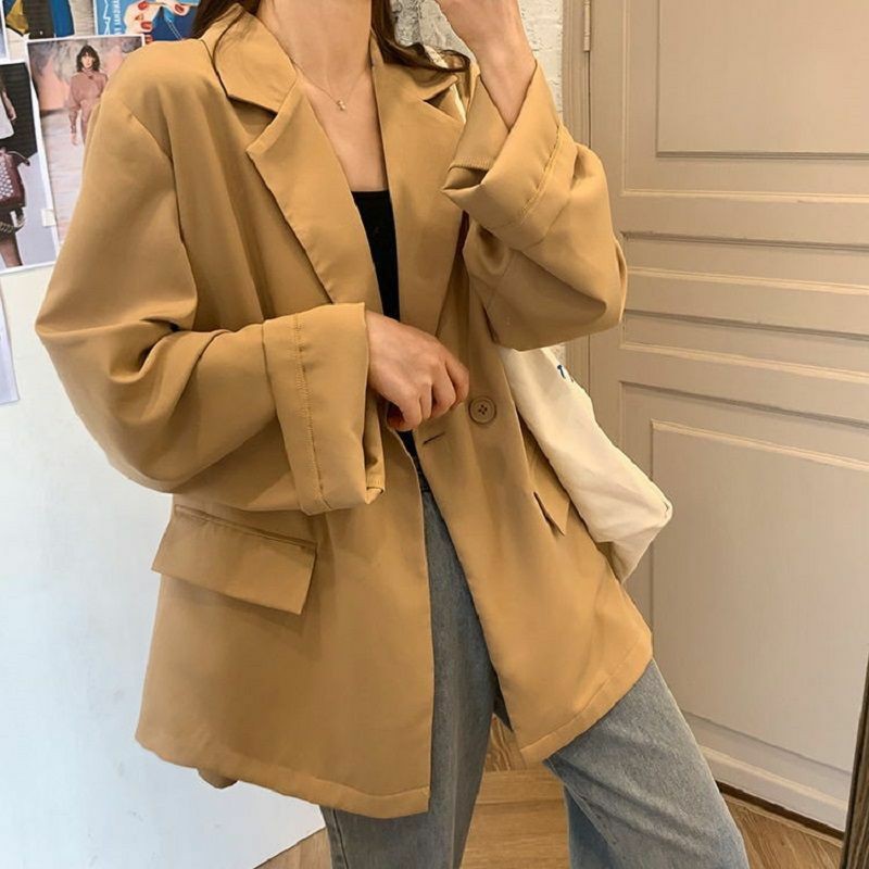 [Order] Áo khoác blazer dài tay form rộng Hàn Quốc nhiều màu đẹp