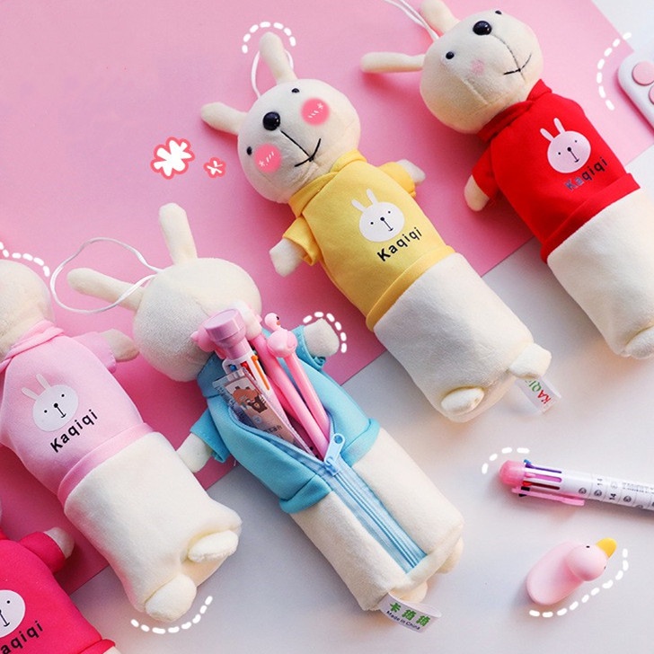 Túi Đựng Bút Hình Thỏ Dễ Thương Cho Bé