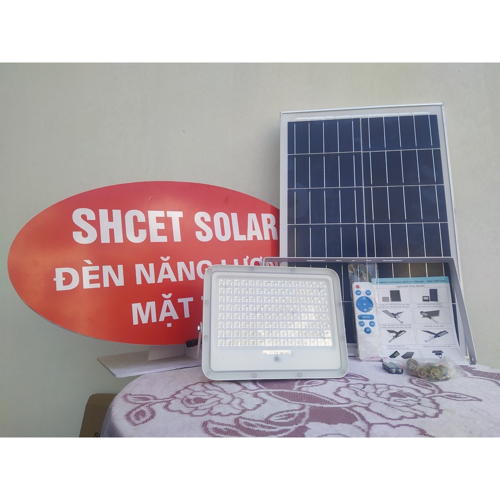 Đèn LED Năng Lượng Mặt Trời SHCET Cet-106-50W, 120W, 150W, 200W - Hàng chính hãng SHCET bảo hành 24 tháng