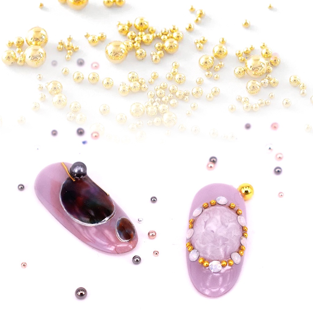 Hạt Kim Loại 3D Dùng Trang Trí Móng Tay Nghệ Thuật DIY