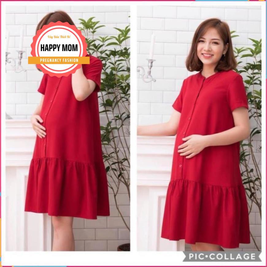 Đầm bầu đuôi cá cổ tàu váy sau sinh cho con ti MYC1304