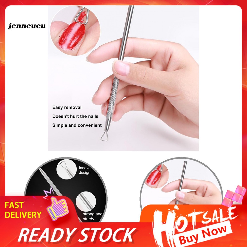 [Hàng mới về] Dụng cụ đẩy gel uv mini chống trượt để xóa sơn móng tay