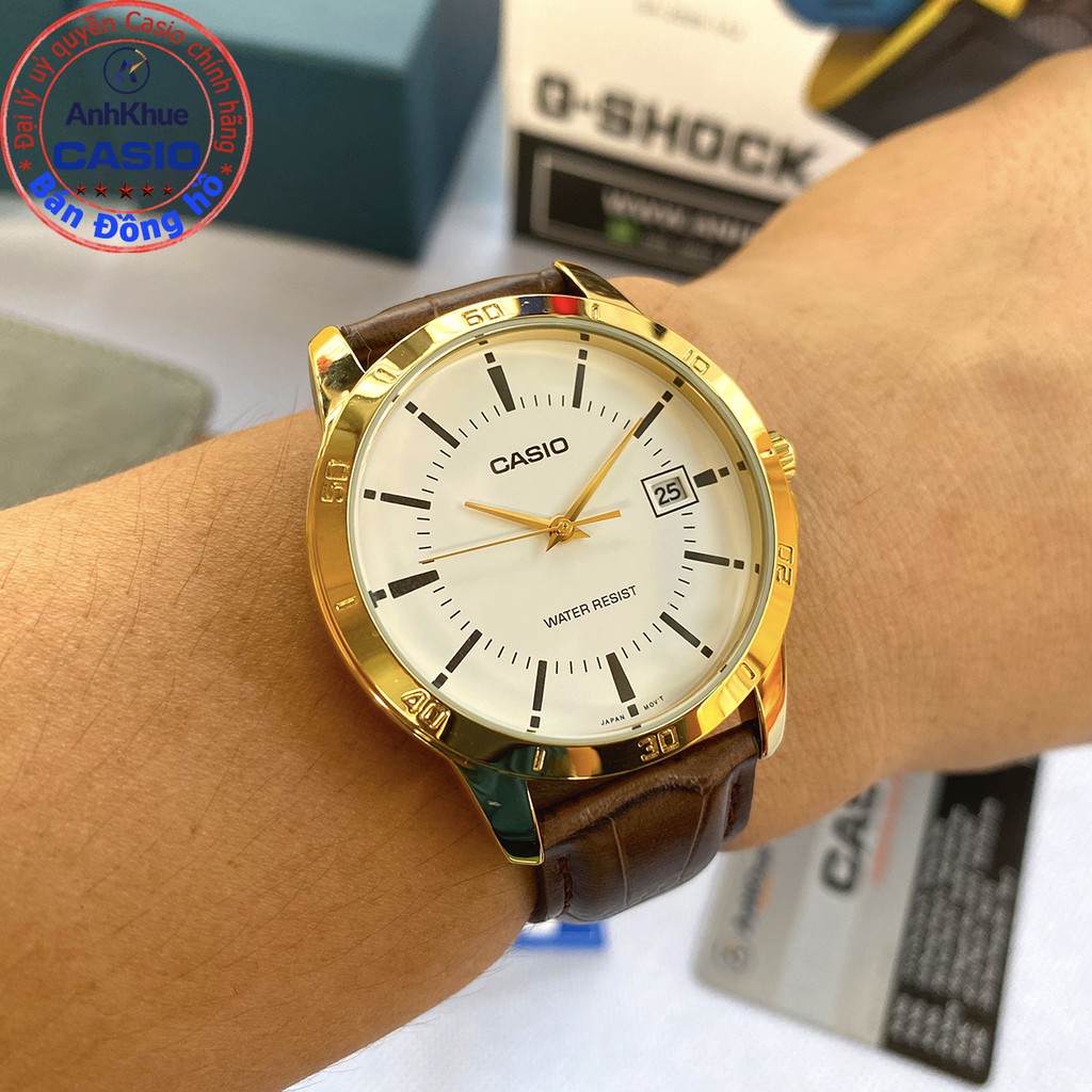 Đồng hồ nam Casio MTP-V004 MTP-V004L MTP-V004GL bảo hành 1 năm chính hãng Anh Khuê | BigBuy360 - bigbuy360.vn