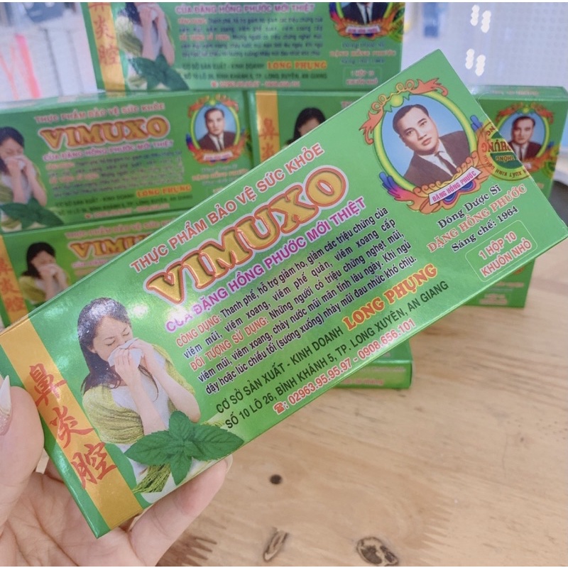 Xoang Vimuxo - Hỗ Trợ Các Bệnh Xoang Từ Thảo Dược