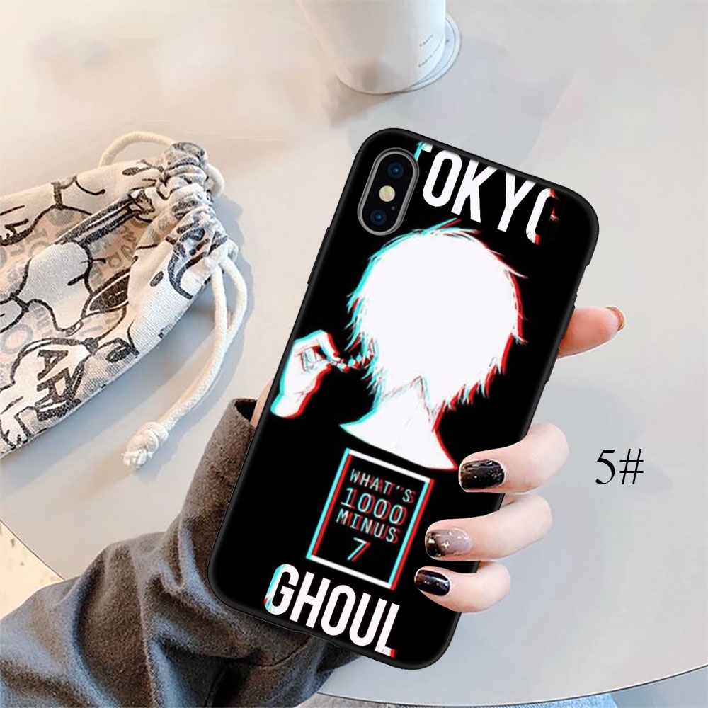Ốp Điện Thoại Dẻo Họa Tiết Hoạt Hình Tokyo Ghoul Cho iPhone 13 12 Pro Max Mini XS Max X FO88