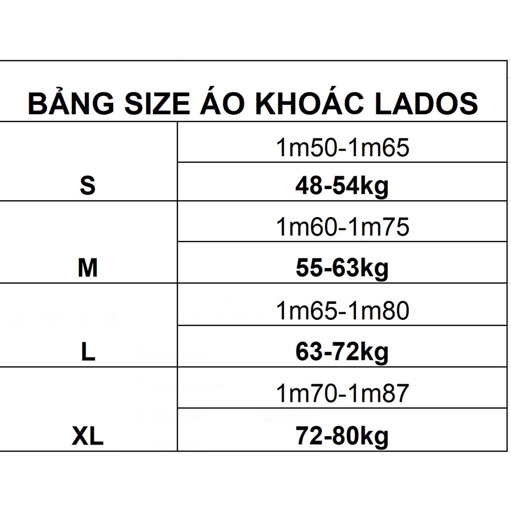 Áo khoác da 2 túi ngang lót dù LADOS - 152