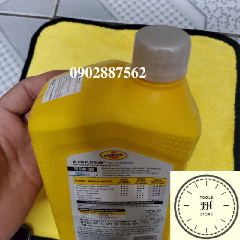 Nhớt nhập khẩu cao cấp tay ga Pennzoil Ultra Platinum 5w30 1 lít