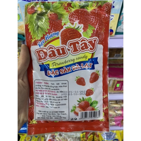 Kẹo Ô mai Dâu Tây Đà Lạt 200g