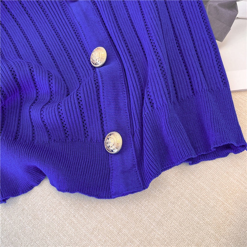 Áo Dệt Kim Không Tay Dáng Ngắn Phong Cách Thời Trang Retro Mùa Hè Mới Dành Cho Nữ