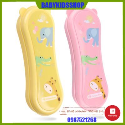 [CAO CẤP] Bộ bát ăn dặm 3 món inox 304 Goryeo Baby HQ giữ nhiệt, chống rơi vỡ, chống tràn