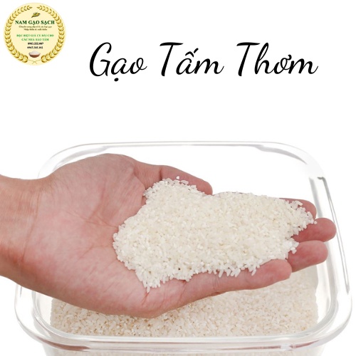 Gạo Tấm Thơm Ông Thọ Túi 1KG Hút Chân Không Dùng Nấu Cơm Tấm, Nấu Cháo