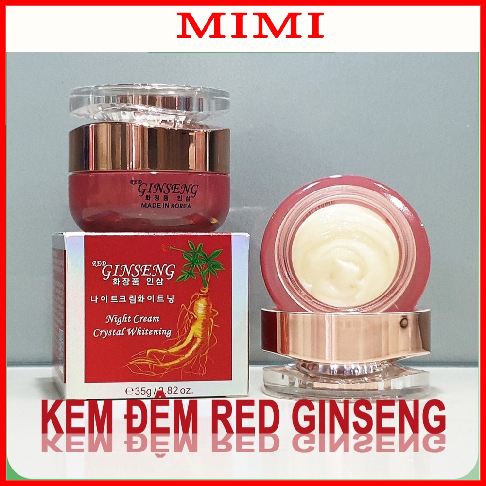 Mỹ phẩm Hồng Sâm Red Ginseng, làm sạch nám tàn nhang và dưỡng trắng da nhân sâm, kem sâm, mỹ phẩm Ginseng