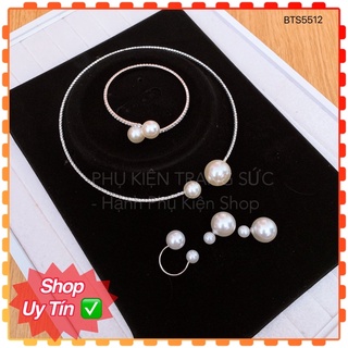 Bộ trang sức kiềng cổ 4 món
