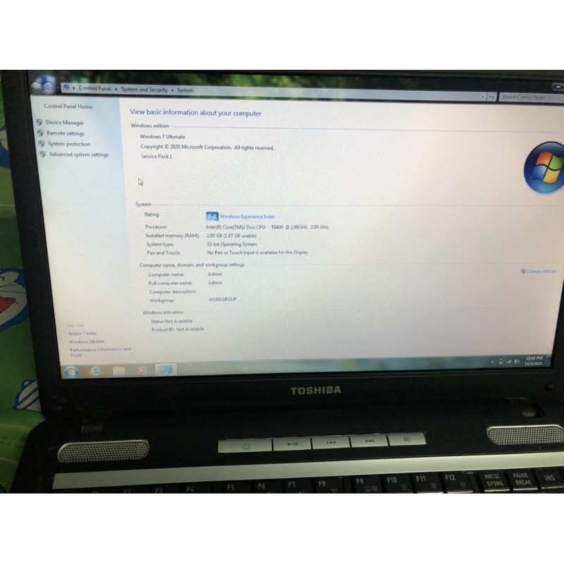 laptop toshiba