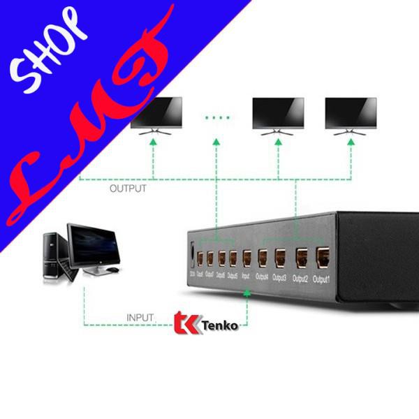 Bộ chia HDMI 1 ra 8 chính hãng Tekmax TM-SP-108