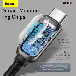 Cáp sạc nhanh C to C 100W Baseus Display Fast Charging Data Cable