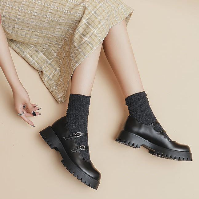 Giày Da Đế Dày Thời Trang 2021jkuni Cho Nữ | BigBuy360 - bigbuy360.vn